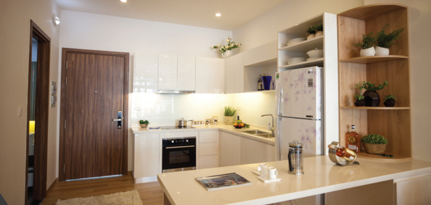 Nhà mẫu The Western Capital quận 6 Căn hộ The Western Capital hướng ban công bắc không có nội thất diện tích 65m²