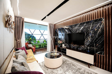  Căn hộ Opal Skyline hướng ban công nam nội thất cơ bản diện tích 60.64m².