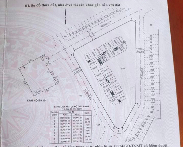 Căn hộ Linh Tây Tower, Quận Thủ Đức Căn hộ tầng 10 Linh Tây Tower diện tích 80m2, không có nội thất.