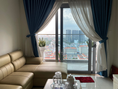 Căn hộ Rivera Park Sài Gòn tầng 16 thiết kế hiện đại, đầy đủ nội thất.