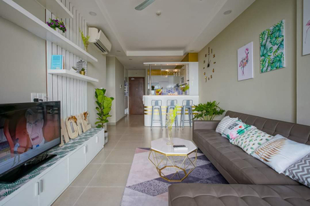 Căn hộ The Gold View, Quận 4 Căn hộ The Gold View tầng 25 thiết kế 2 phòng ngủ, đầy đủ nội thất.