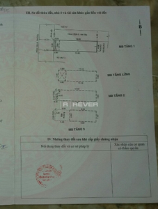  Nhà phố Đường Gò Dầu 4 tầng diện tích 63.6m² hướng tây bắc pháp lý sổ hồng