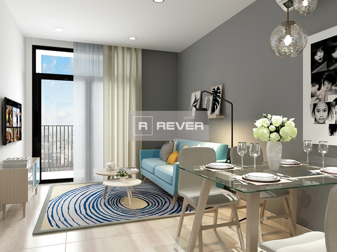  Căn hộ Dream Home Riverside diện tích 64.68m2 rộng thoáng.