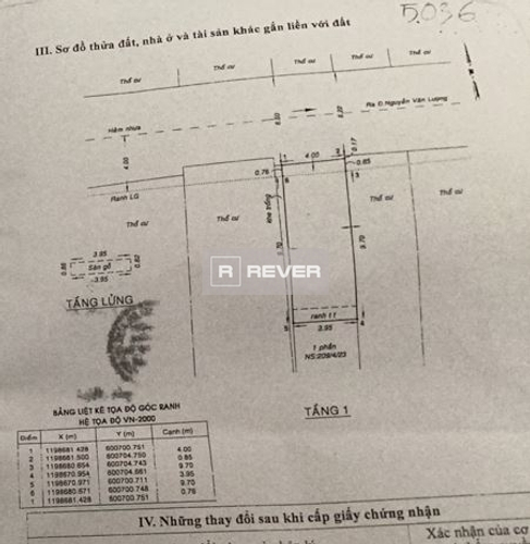  Nhà phố có cửa hướng Bắc mát mẻ, diện tích đất 41.7m2 rộng thoáng.