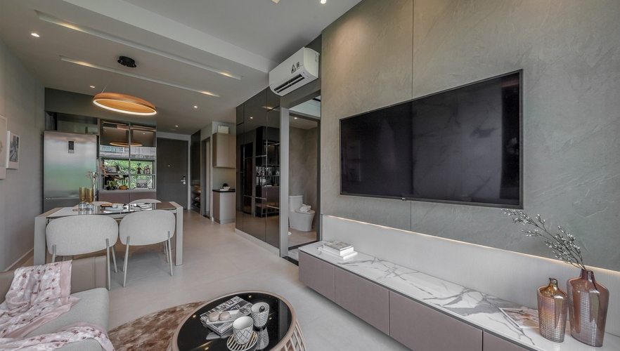  Căn hộ Westgate hướng ban công bắc không có nội thất diện tích 59m²