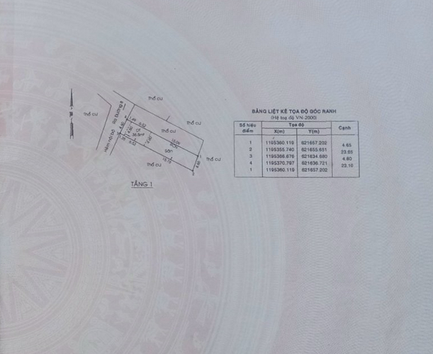 Đất nền Quận 9 Đất nền diện tích 4.6m x 23m rộng thoáng, khu dân cư hiện hữu.