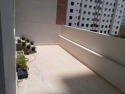 ban công căn hộ Topaz City Căn hộ Topaz City tầng 2 thiết kế 2 phòng ngủ, đầy đủ nội thất.