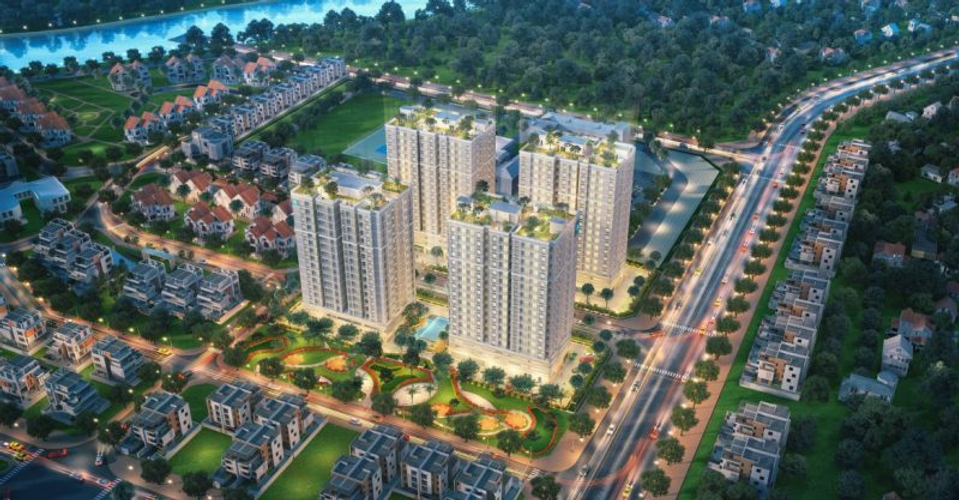 Căn hộ Phú Gia Residence, Nhơn Trạch Căn hộ Phú Gia Residences hướng ban công đông bắc nội thất cơ bản diện tích 72m²