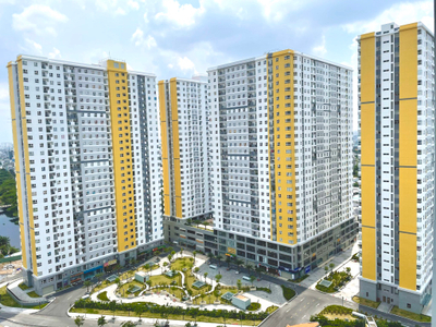 Căn hộ Diamond Riverside, Quận 8 Căn hộ Diamond Riverside tầng 8 thiết kế 2 phòng ngủ, nội thất cơ bản.