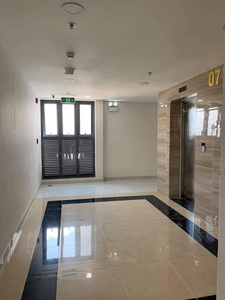 hành lang và khu vực thang máy chung cư  Căn hộ có 2 phòng ngủ Fresca Riverside nội thất cơ bản.