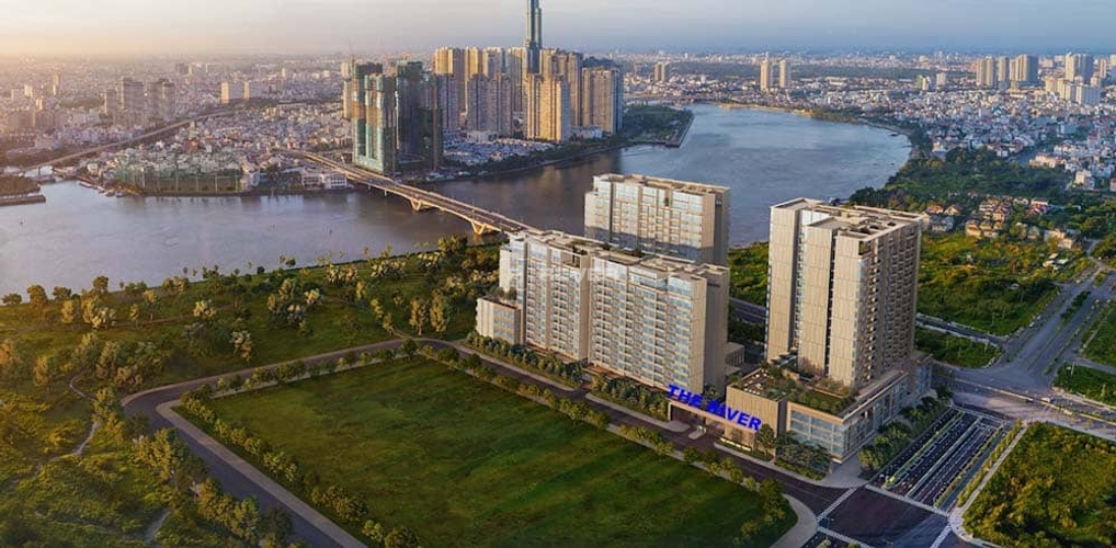  Căn hộ The River Thủ Thiêm hướng ban công tây bắc nội thất cơ bản