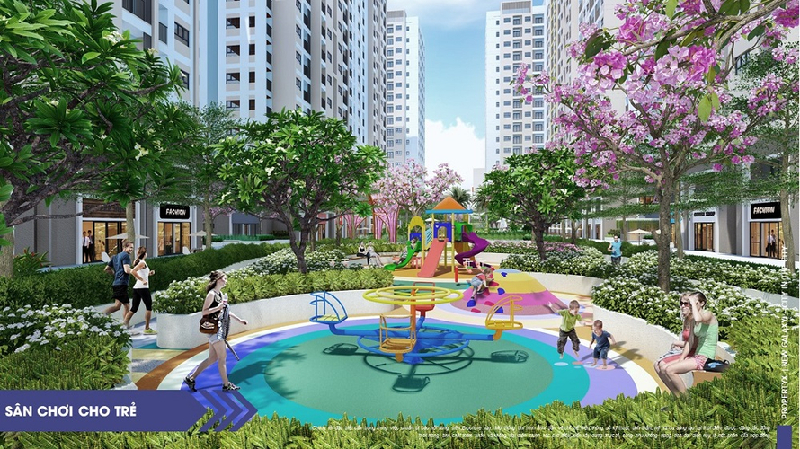  Căn hộ Moonlight Centre Point hướng ban công tây bắc nội thất cơ bản diện tích 66.63m².