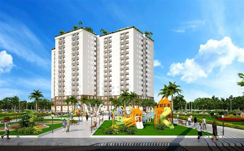 Căn hộ Starlight Riverside, Quận 6 Căn hộ Starlight Riverside tầng 12 thiết kế 2 phòng ngủ, nội thất cơ bản.