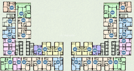  Căn hộ HT Pearl không có nội thất diện tích 73.45m².