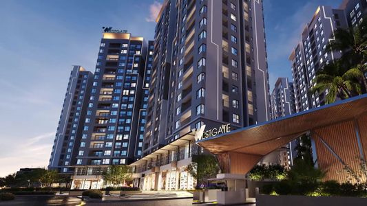 Căn hộ WestGate, Huyện Bình Chánh Căn hộ Westgate hướng ban công bắc nội thất cơ bản diện tích 69.72m²