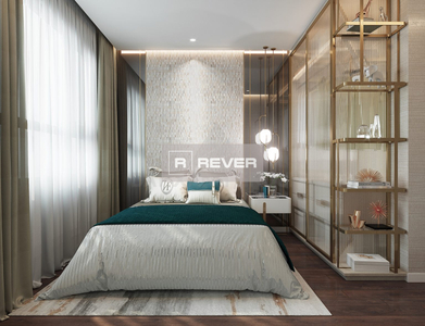 nhà mẫu căn hộ Opal Skyline Căn hộ Opal Skyline thiết kế 1 phòng ngủ rộng thoáng.