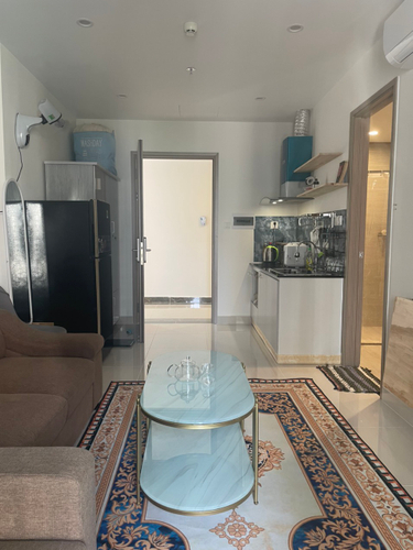  Căn hộ Studio Vinhomes Grand Park hướng ban công tây nam đầy đủ nội thất diện tích 27m²