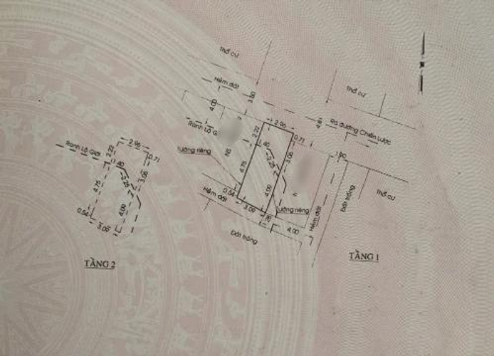 Nhà phố Quận Bình Tân Nhà có sổ hồng riêng, diện tích 23.2m2 cửa hướng Tây Bắc mát mẻ.