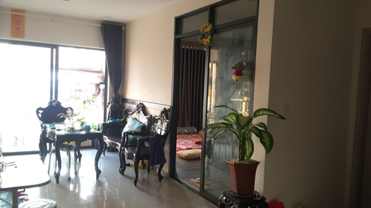 phòng khách căn hộ ViVa Riverside Căn hộ Viva Riverside tầng 6 bàn giao đầy đủ nội thất.