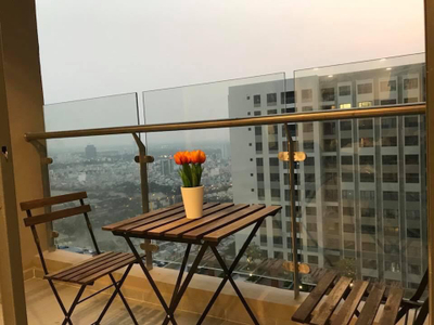 Căn hộ The Gold View, Quận 4 Căn hộ The Gold View tầng 31 diện tích 80m2, đầy đủ nội thất.