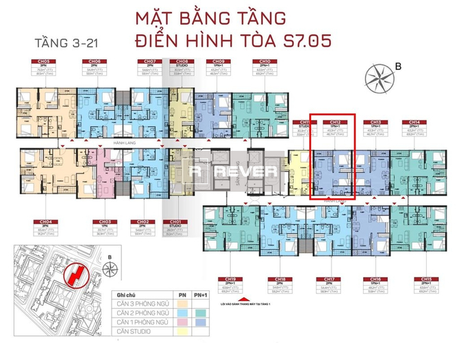  Căn hộ Vinhomes Grand Park hướng ban công tây bắc nội thất cơ bản diện tích 45m²