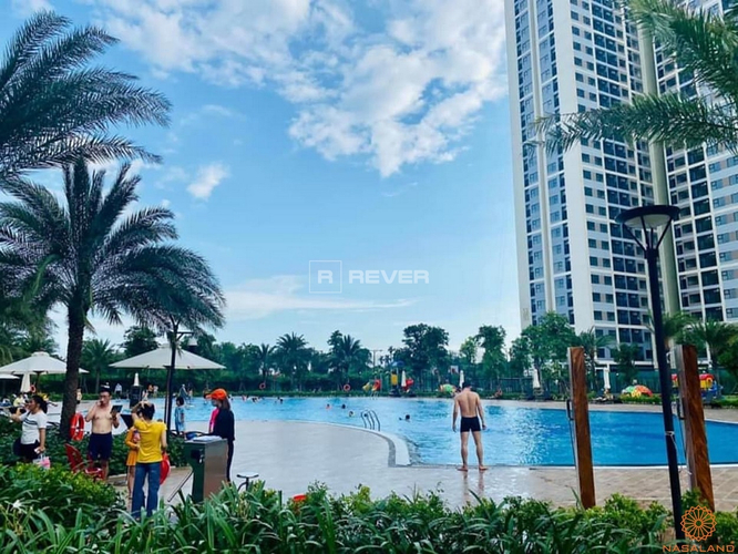  Căn hộ Vinhomes Grand Park hướng ban công tây bắc không có nội thất diện tích 33.8m²