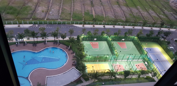  Căn hộ Vinhomes Grand Park hướng ban công tây bắc nội thất cơ bản diện tích 81.2m².