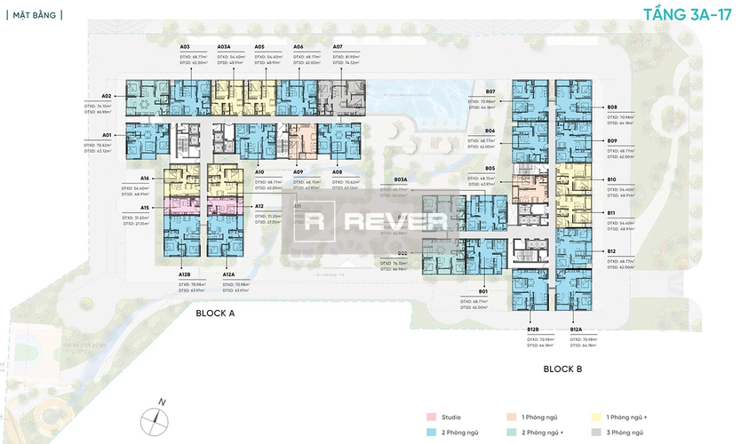  Căn hộ D-Aqua có 2 phòng ngủ, nội thất cơ bản.