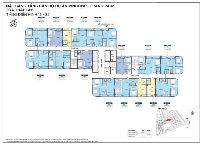 Căn hộ Vinhomes Grand Park, Quận 9 Căn hộ tầng cao Vinhomes Grand Park view đón gió mát mẻ.