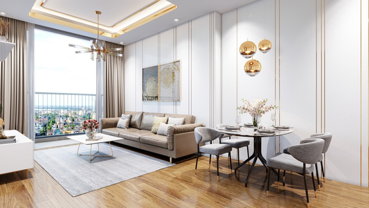  Căn hộ The Rivana  nội thất cơ bản diện tích 71.21m².