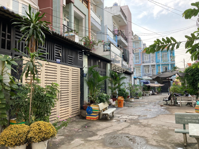 Nhà phố Quận Gò Vấp Nhà phố đường Phạm Văn Chiêu diện tích 59.8m2, cửa hướng Đông Bắc.
