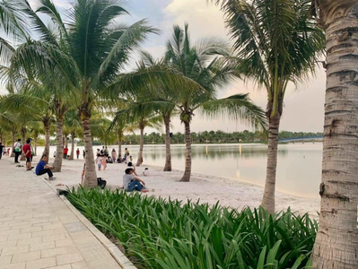 căn hộ Vinhomes Grand Park quận 9 Căn hộ Vinhomes Grand Park tầng 17 không có nội thất, ban công Tây Bắc