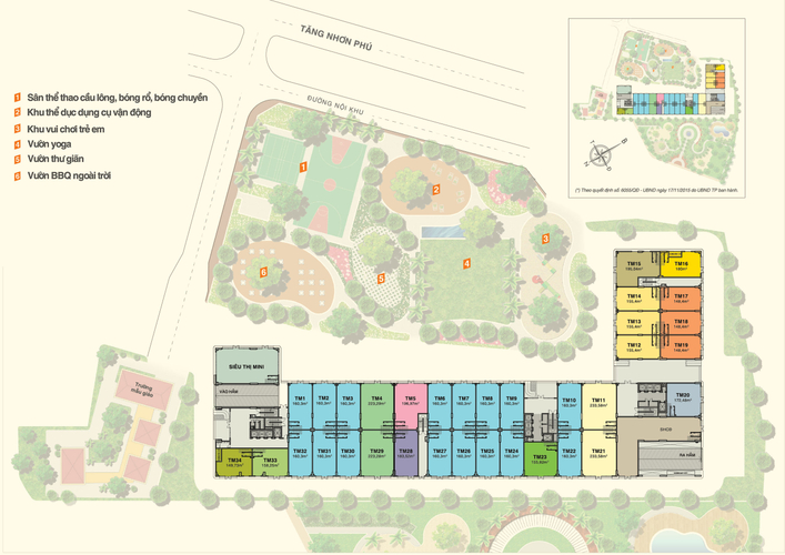  Shophouse 9 View Apartment diện tích 160.38m2, khu dân cư hiện hữu.