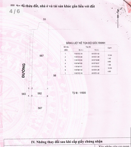 Đất nền Quận 9 Đất nền diện tích 56.9m2 có sổ hồng, khu dân cư hiện hữu.