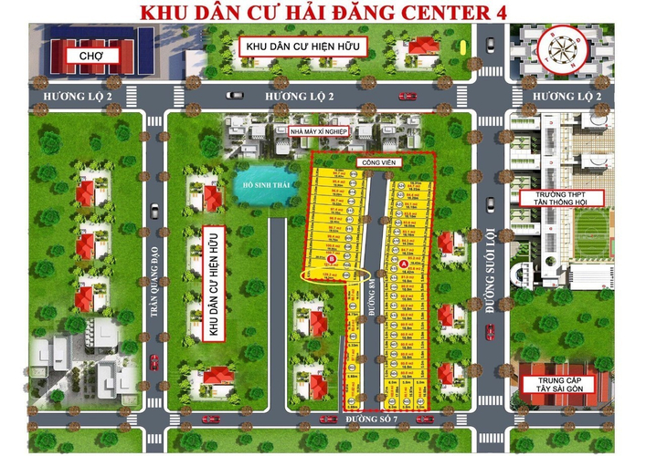 Đất nền Huyện Củ Chi Đất nền diện tích 129.1m2 vuông đẹp, khu dân cư sầm uất.