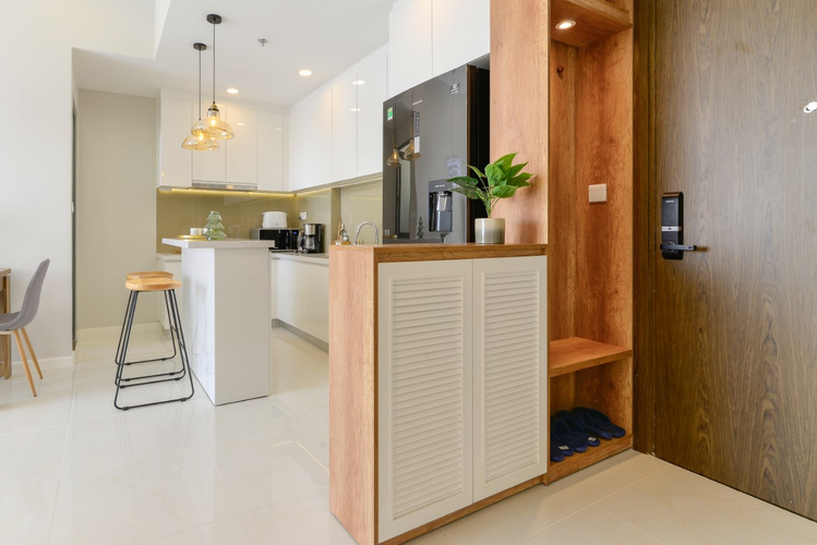 Căn hộ Masteri An Phú, Quận 2 Căn hộ Masteri An Phú tầng cao view đón gió mát, đầy đủ nội thất.