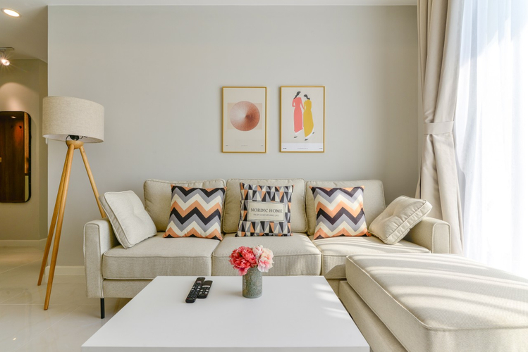 Căn hộ Masteri An Phú, Quận 2 Căn hộ Masteri An Phú tầng cao view đón gió mát, đầy đủ nội thất.