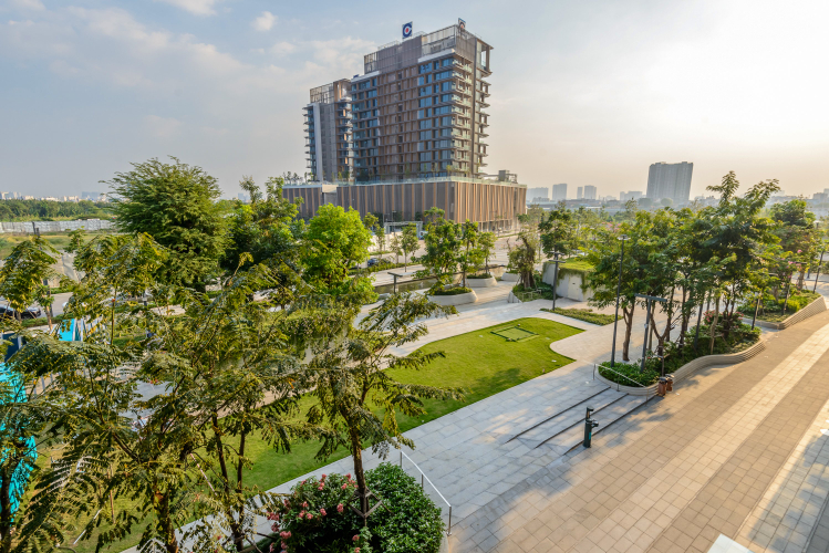  Căn hộ có 2 phòng ngủ Empire City, bàn giao nội thất cơ bản.