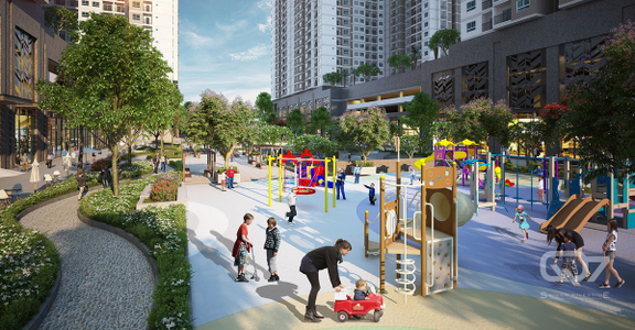 tiện ích căn hộ Q7 Saigon Riverside Căn hộ Q7 Saigon Riverside hướng ban công bắc không có nội thất diện tích 66m²