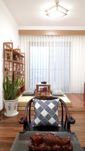 Căn hộ Akari City tầng 9 có 2 phòng ngủ, bàn giao đầy đủ nội thất.