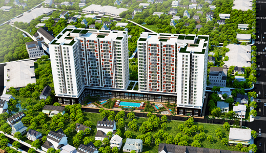 Căn hộ Melody Residence, Quận Tân Phú Căn hộ Melody Residences tầng 17, bàn giao nội thất cơ bản.