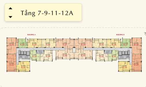  Căn hộ The Ascentia đầy đủ nội thất diện tích 108m².