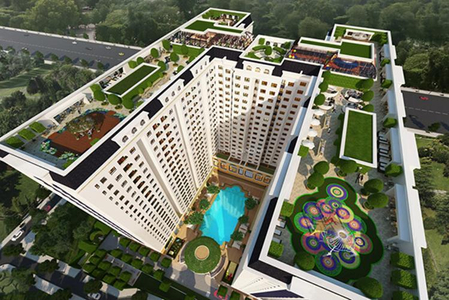 Căn hộ Dream Home Palace, Quận 8 Căn hộ Dream Home Palace tầng 21 có 3 phòng ngủ, không nội thất.