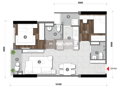  Căn hộ Opal Skyline mát mẻ, thiết kế hiện đại và sang trọng.
