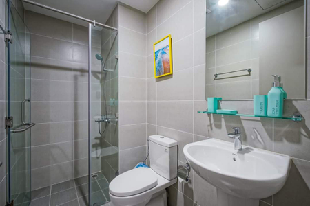 Căn hộ The Gold View, Quận 4 Căn hộ The Gold View tầng 25 thiết kế 2 phòng ngủ, đầy đủ nội thất.