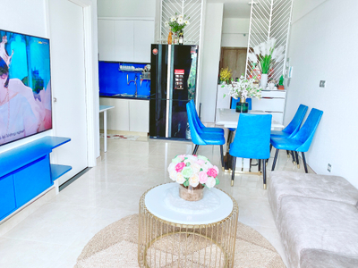 Căn hộ Lux Garden, Quận 7 Căn hộ Lux Garden diện tích 57m2, có 28m2 sân vườn.