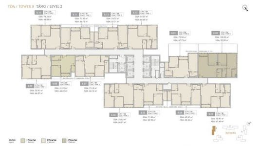 Căn hộ Masteri Centre Point, Quận 9 Căn hộ Masteri Centre Point diện tích 70m2, bàn giao nội thất cơ bản.