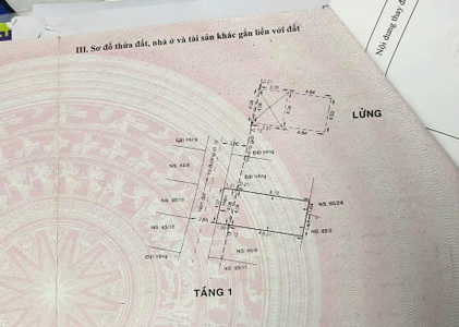 Nhà phố Quận Bình Tân Nhà phố diện tích 40.6m2 không gian thoáng đãng, khu dân cư hiện hữu.