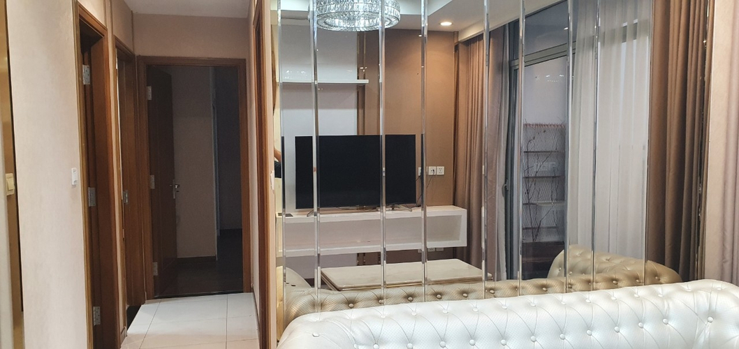  Căn hộ Vinhomes Central Park hướng ban công đông nam đầy đủ nội thất diện tích 98.7m².