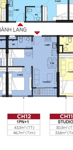 Căn hộ Vinhomes Grand Park, Quận 9 Căn hộ 1 phòng ngủ Vinhomes Grand Park nội thất cơ bản.